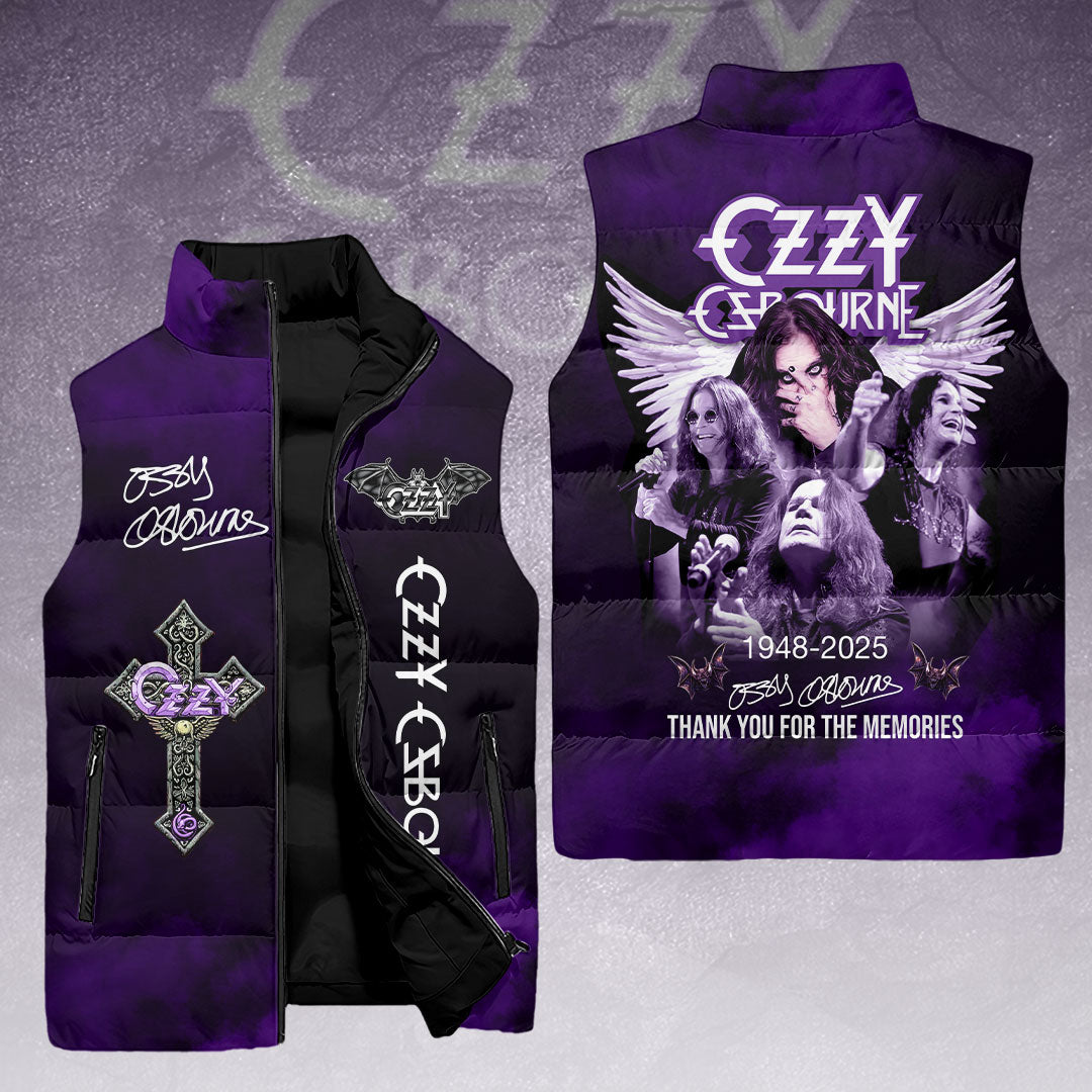 Ozzy Osbourne 3D Sleeveless Down Jacket – HOATT14954