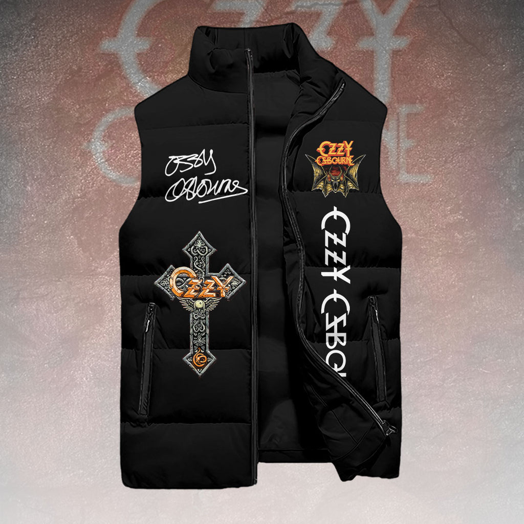 Ozzy Osbourne 3D Sleeveless Down Jacket – HOATT14977
