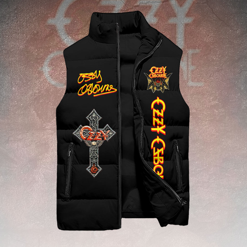Ozzy Osbourne 3D Sleeveless Down Jacket – HOATT15001