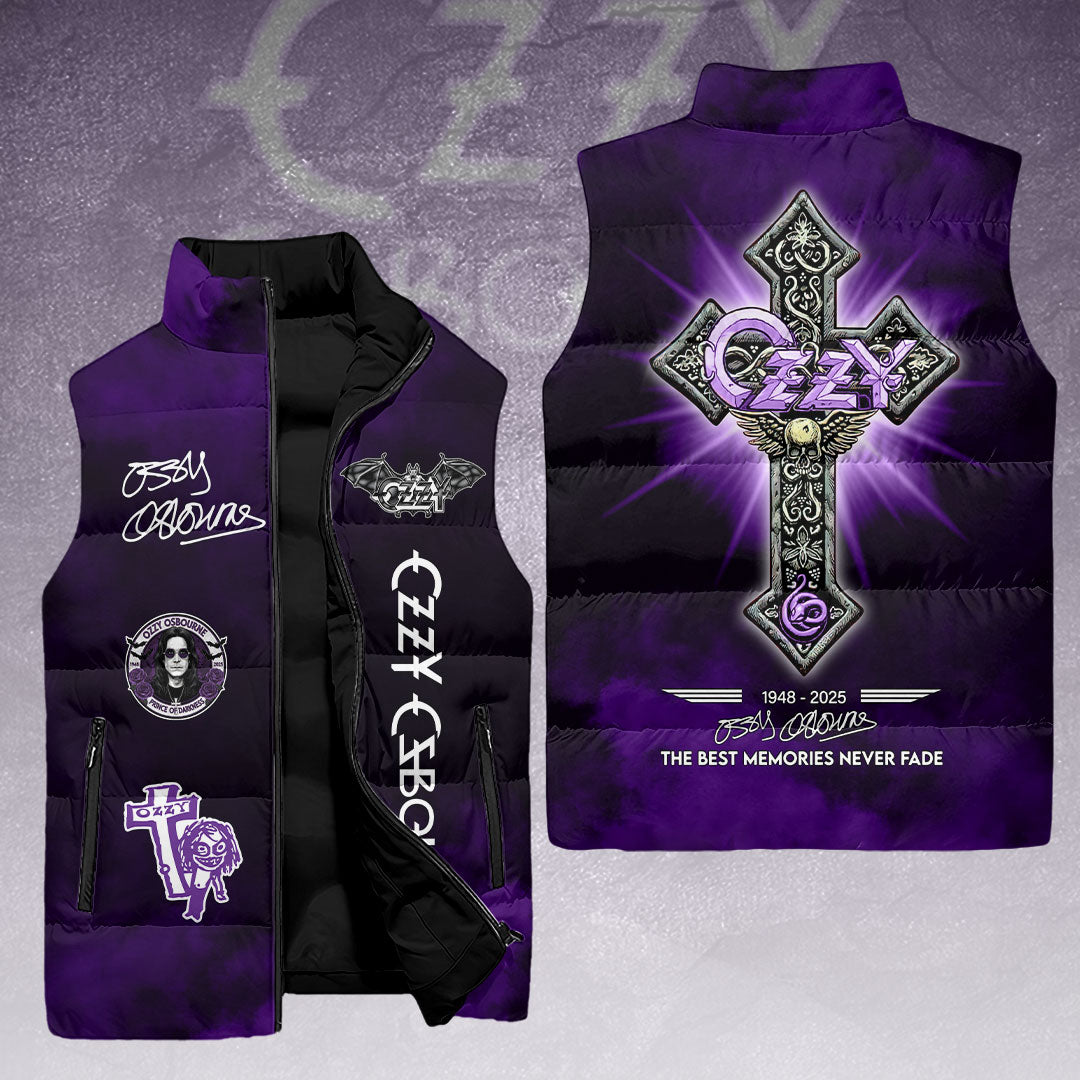 Ozzy Osbourne 3D Sleeveless Down Jacket – HOATT15062