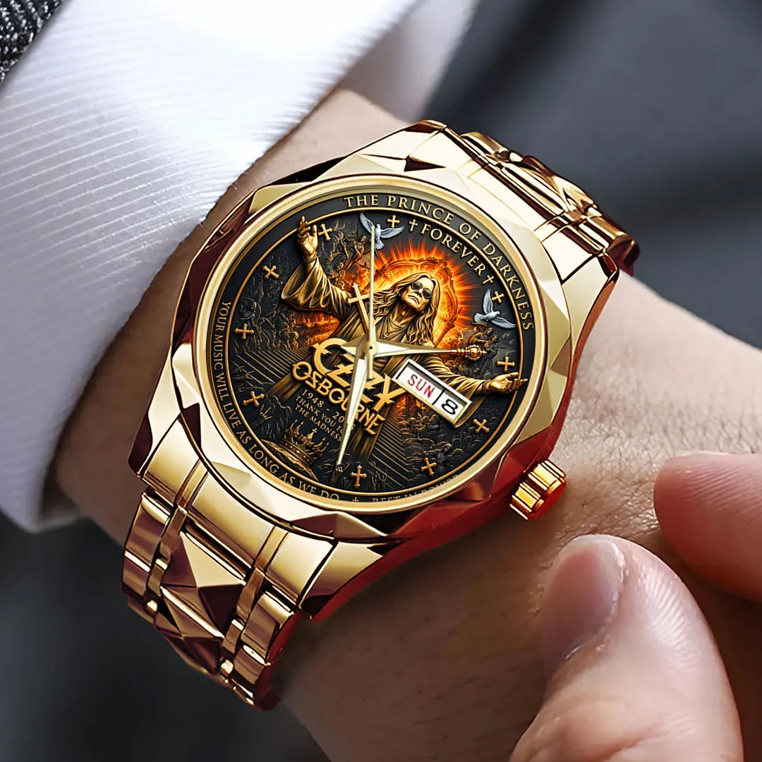 Ozzy Osbourne Alloy Luxury Quartz Watch – TMTHU8796