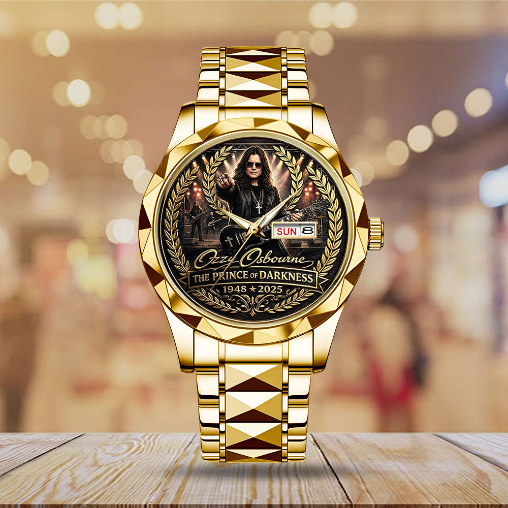 Ozzy Osbourne Alloy Luxury Quartz Watch – MAITM14621