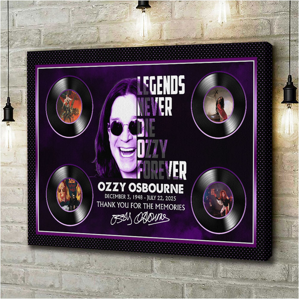 Ozzy Osbourne Rectangle Canvas With Inner Frame – HOATT13240