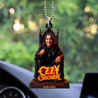 Ozzy Osbourne Custom Shape 1-sided Acrylic Car Ornament – MAITM 12299