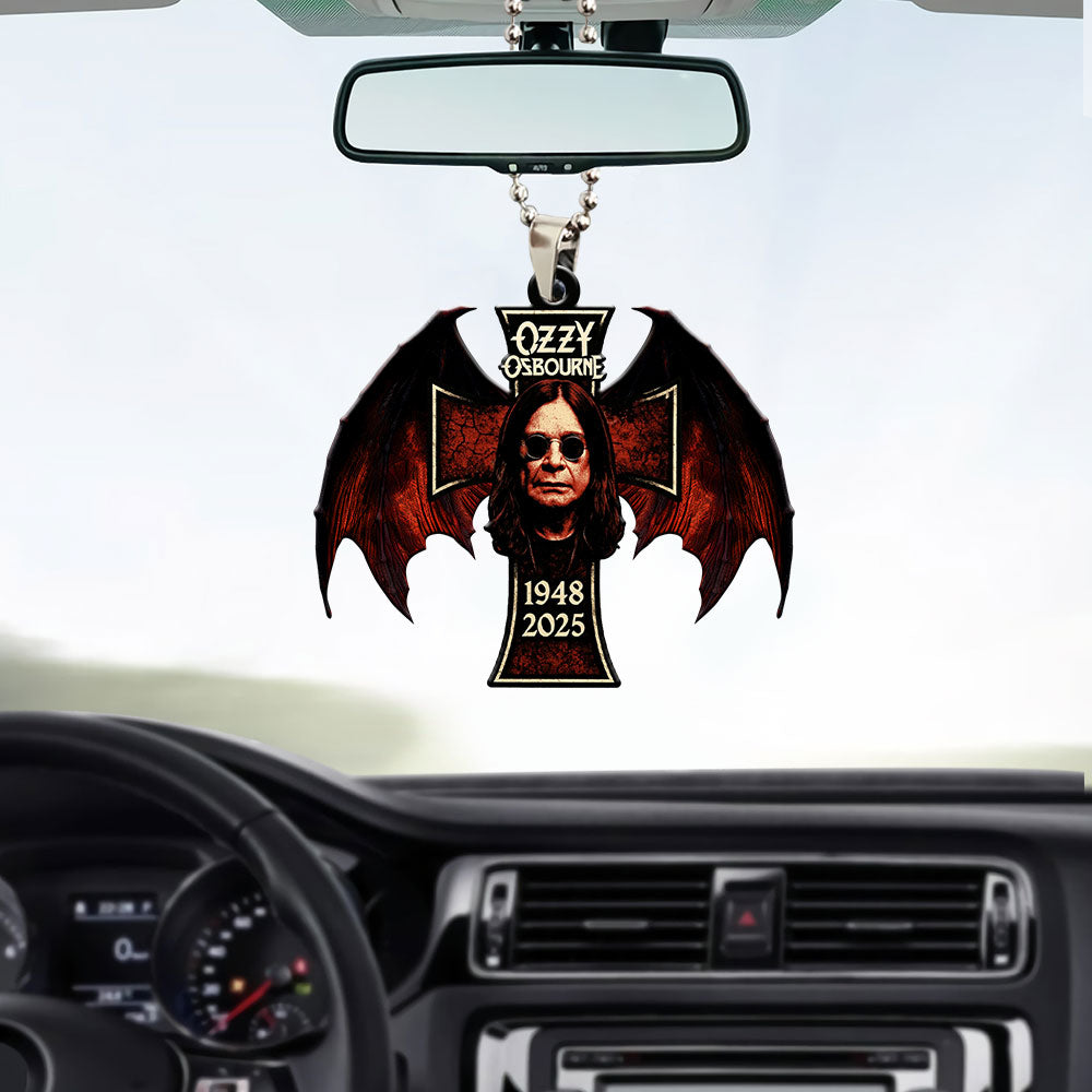 Ozzy Osbourne Custom Shape 1-sided Acrylic Car Ornament – GNE NEW576