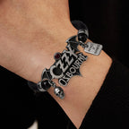 Ozzy Osbourne Leather Bracelet with Charms – MAITMDROP142