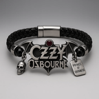 Ozzy Osbourne Leather Bracelet with Charms – MAITMDROP142