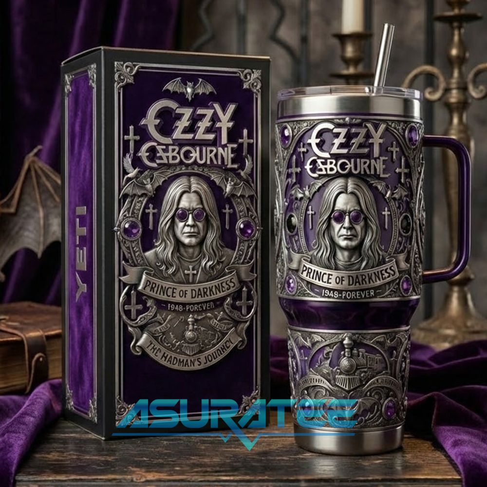 Ozzy Osbourne Prince of Darkness 2026 YETI Tumbler