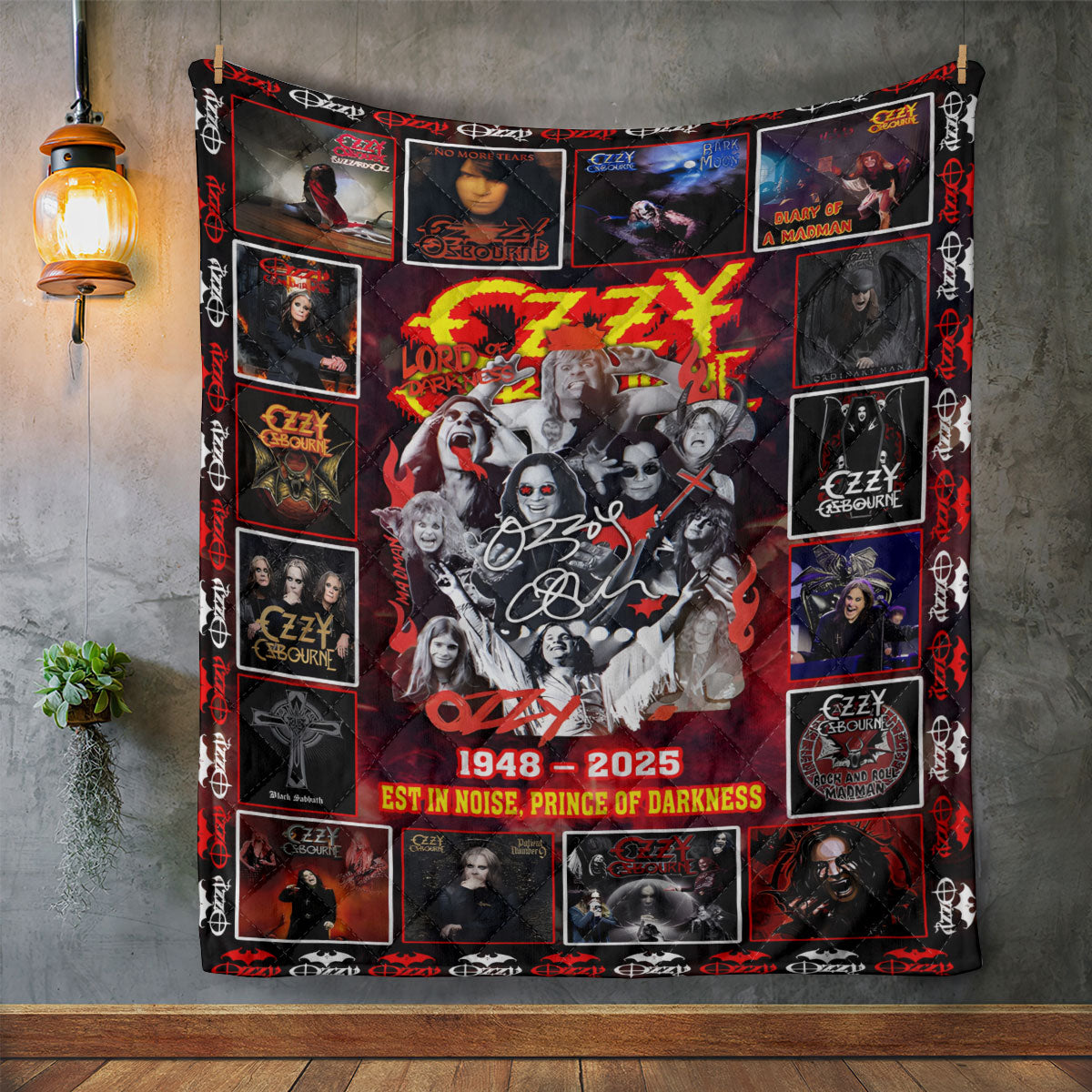 Ozzy Osbourne Quilt Blanket – TANTN 14931