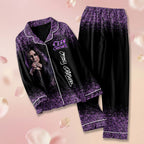 Ozzy Osbourne Satin Pajama Set with Piping – HOATT19986