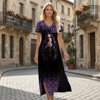 Ozzy Osbourne Short Sleeve Maxi Dress – HOATT19398