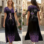 Ozzy Osbourne Short Sleeve Maxi Dress – HOATT19398