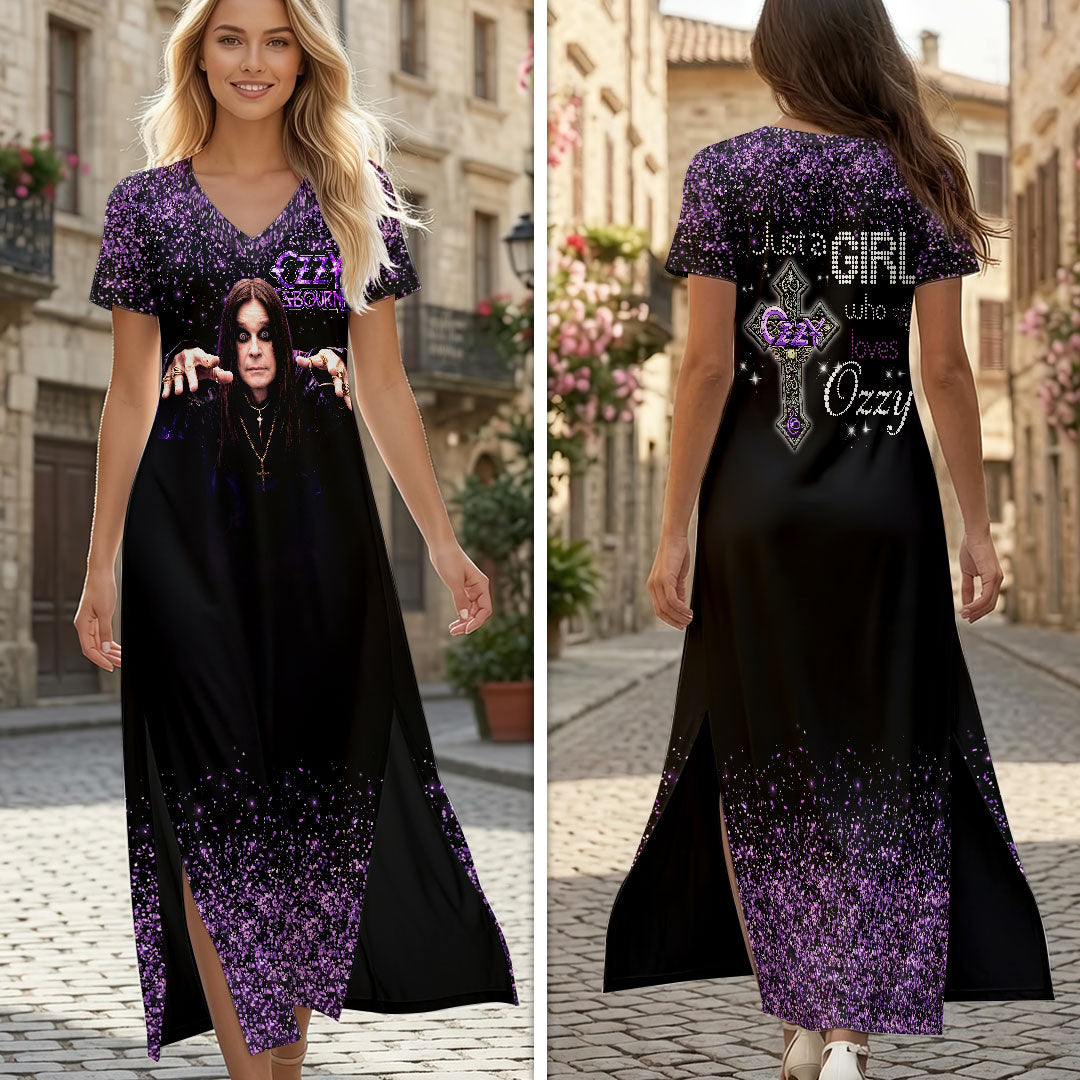 Ozzy Osbourne Short Sleeve Maxi Dress – HOATT19692