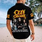 Ozzy Osbourne Short Sleeve Button-Down Shirt – MAITM 12321