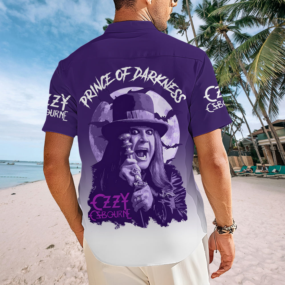 Ozzy Osbourne Short Sleeve Button-Down Shirt – MAITM 12390