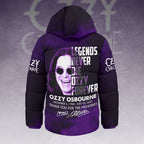 Ozzy Osbourne Thickened Down Hoodd Jacket – HOATT14960