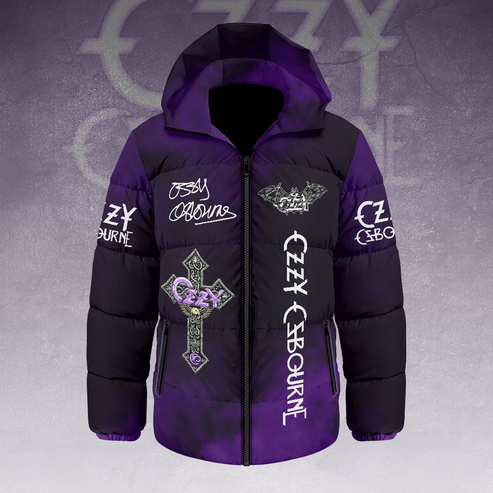 Ozzy Osbourne Thickened Down Hoodd Jacket – HOATT14960