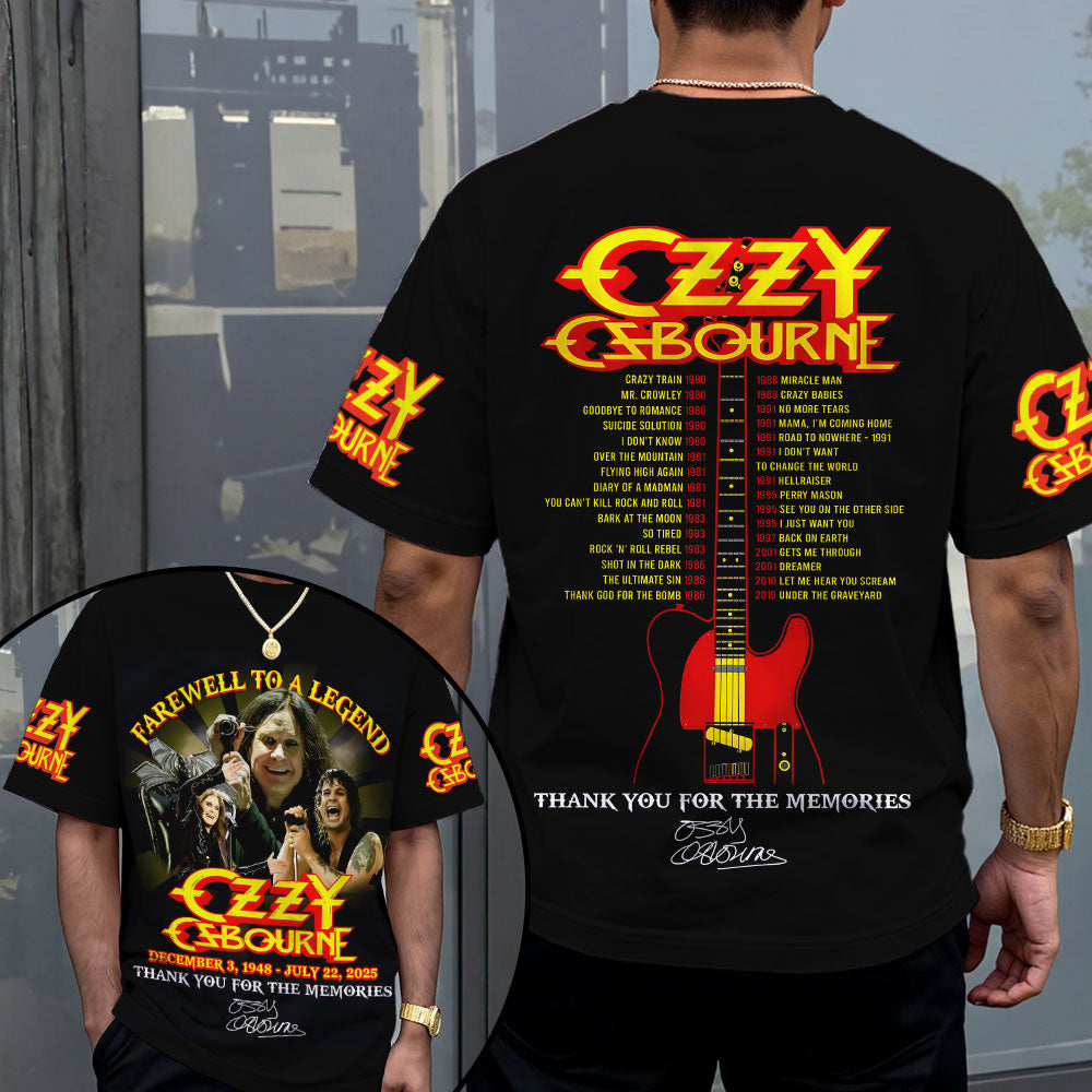 Ozzy Osbourne 3D Apparel – MAITM12708