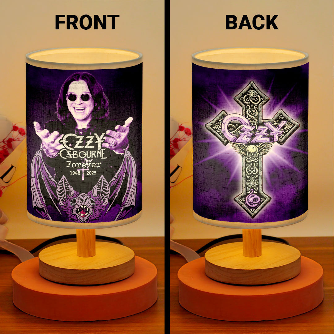 Ozzy Osbourne Wooden Base Fabric Lamp – HOATT13910