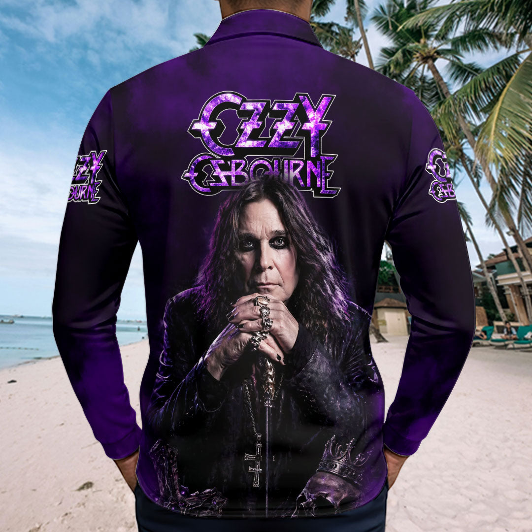 Ozzy Osbourne Zip Polo Shirt – HOATT20085