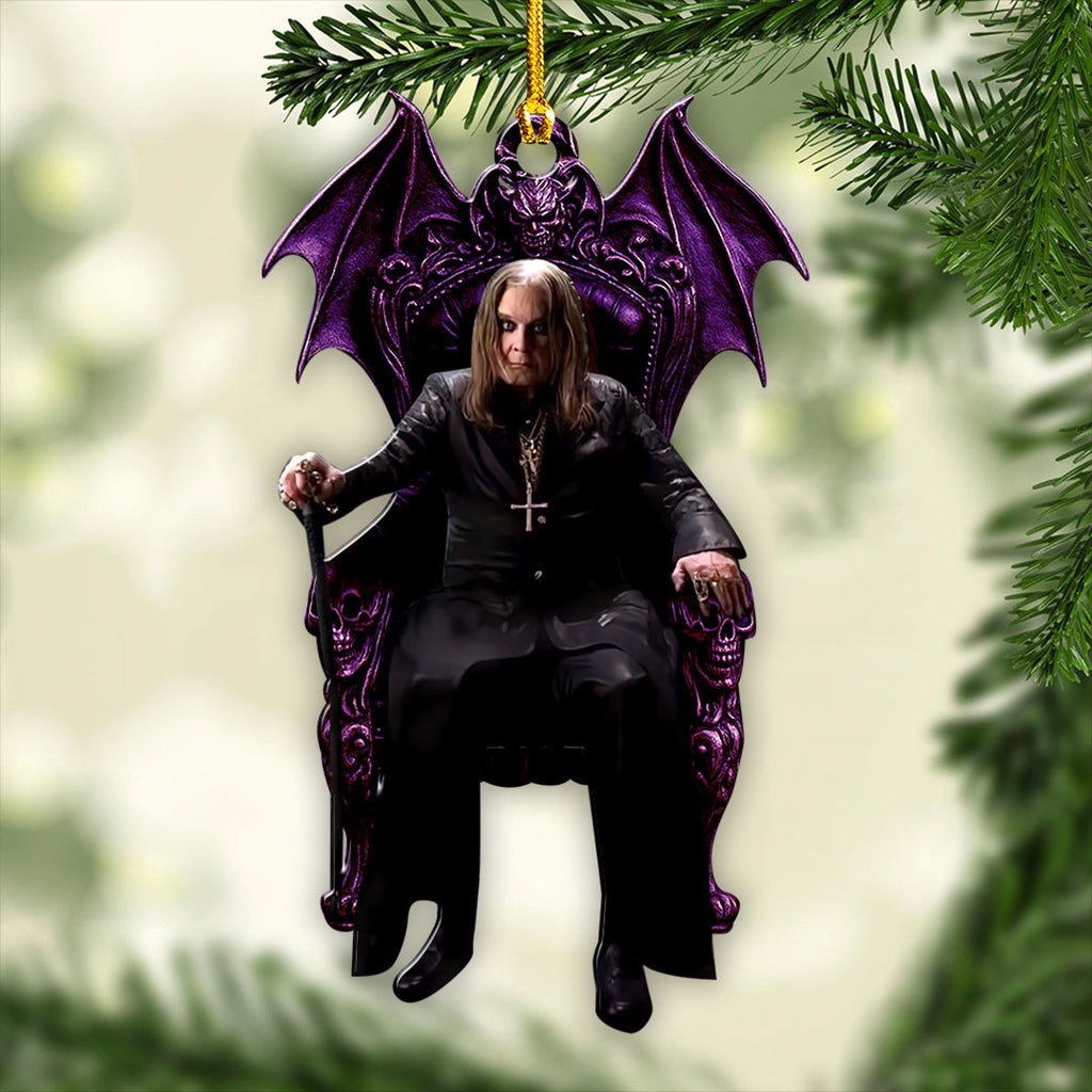 Ozzy Osbourne Custom Shape 2-sided Acrylic Ornament – HOATT15038