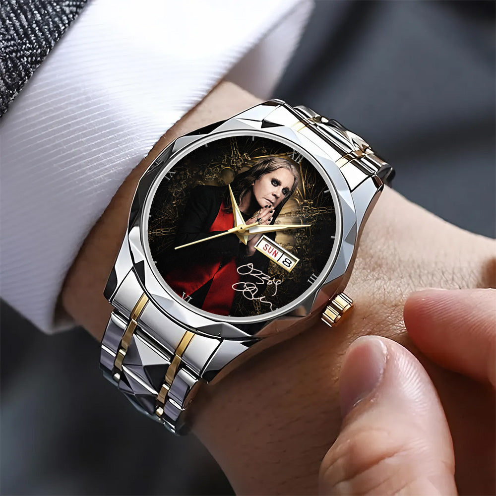 Ozzy Osbourne Alloy Luxury Quartz Watch – GNE4175