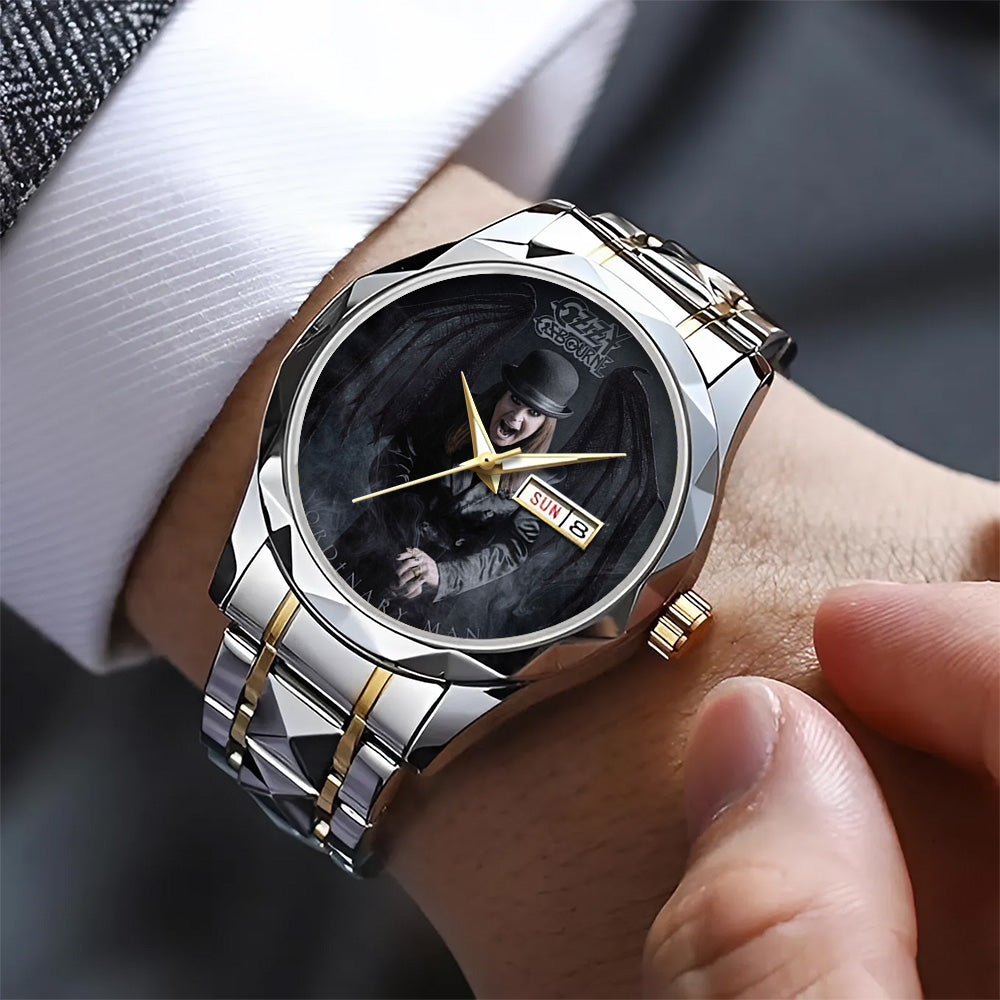 Ozzy Osbourne Alloy Luxury Quartz Watch – GNE4246