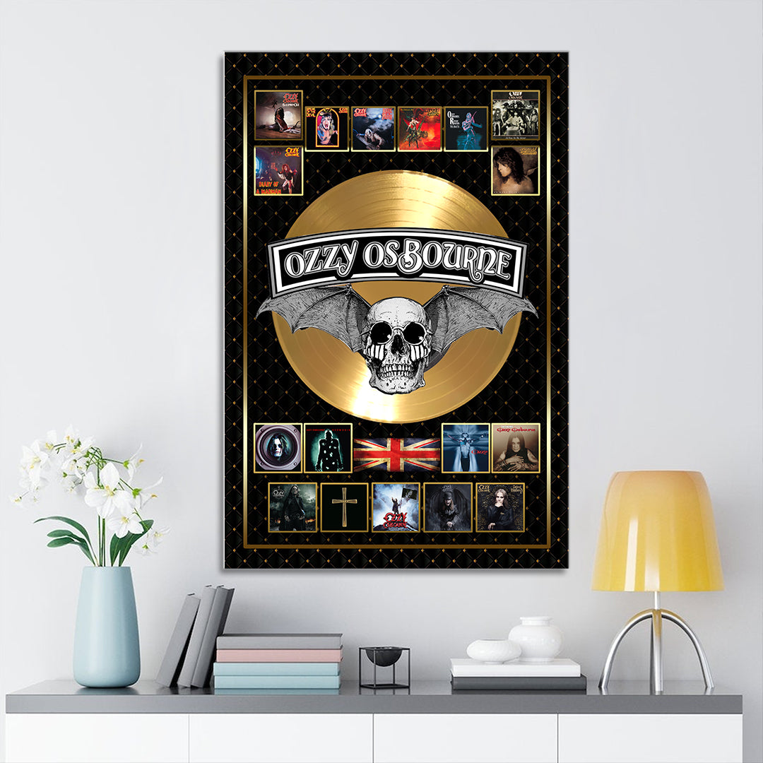 Ozzy Osbourne Rectangle Canvas With Inner Frame – HOATT12931