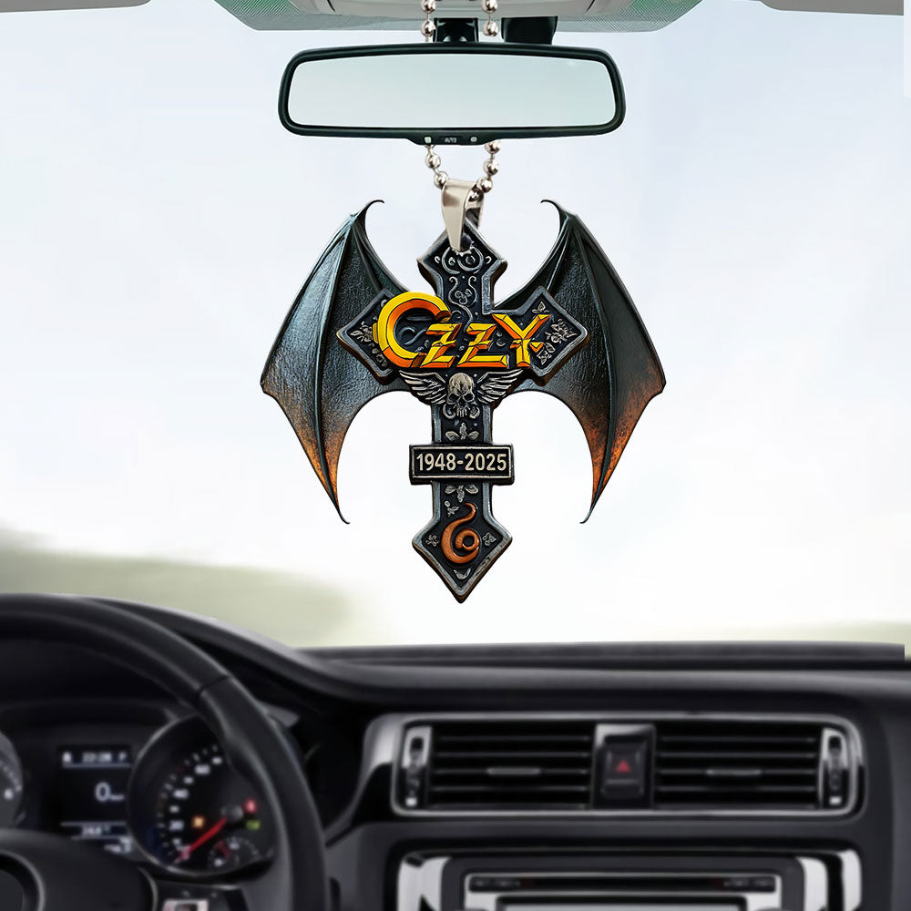 Ozzy Osbourne Custom shape 1-sided Acrylic Car Ornament – MAITM 12378