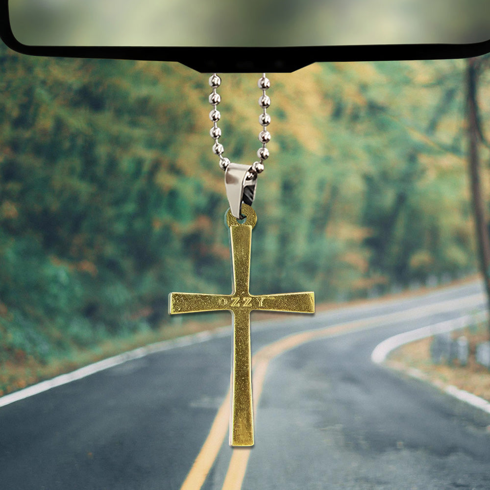 Ozzy Osbourne Custom shape 2-sided Acrylic Car Ornament – GNE 4159
