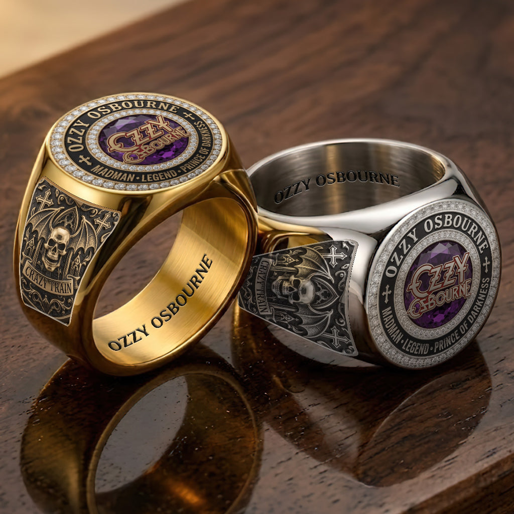 Ozzy Osbourne 3D Engraved Ring – TANTN23402