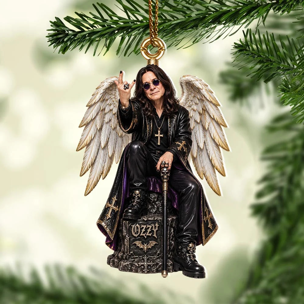 Ozzy Osbourne Custom Shape 2-side Printed Acrylic Ornament – HOATT20830