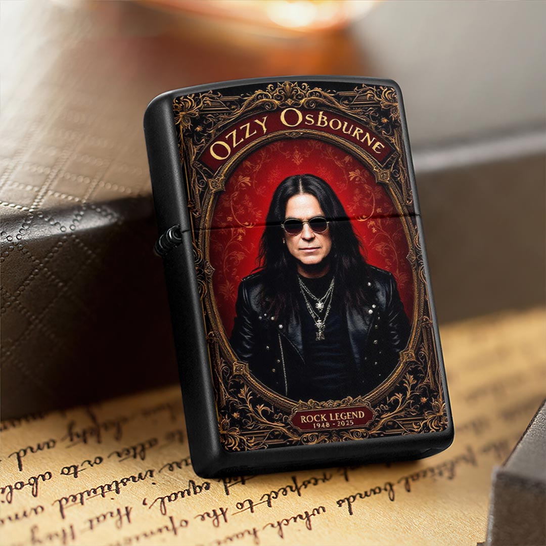 Ozzy Osbourne Zippo Lighter Case (No Insert) – HOATT19113