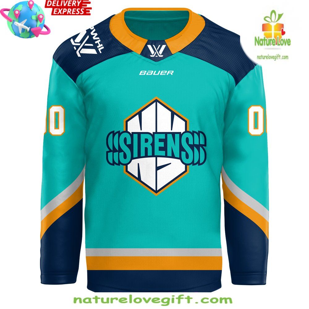 New York Sirens Bauer Hockey Jersey Blue Special Edition PHWL