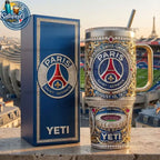 PSG Parc Des Princes EST.1970 With Handle YeTi Tumbler