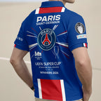 Paris Saint-Germain 2026 UEFA Super Cup Winners Zip Polo Shirt – TANTN24894