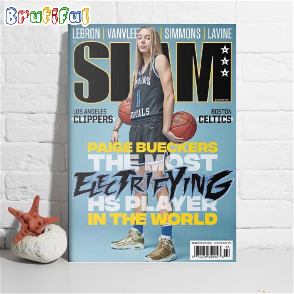 Paige Bueckers The Most Electrifying Hs Player In The World Poster Canvas