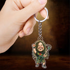 Pantera x Dimebag Darrell Custom Shape 1-sided Keychain – HOATT13433