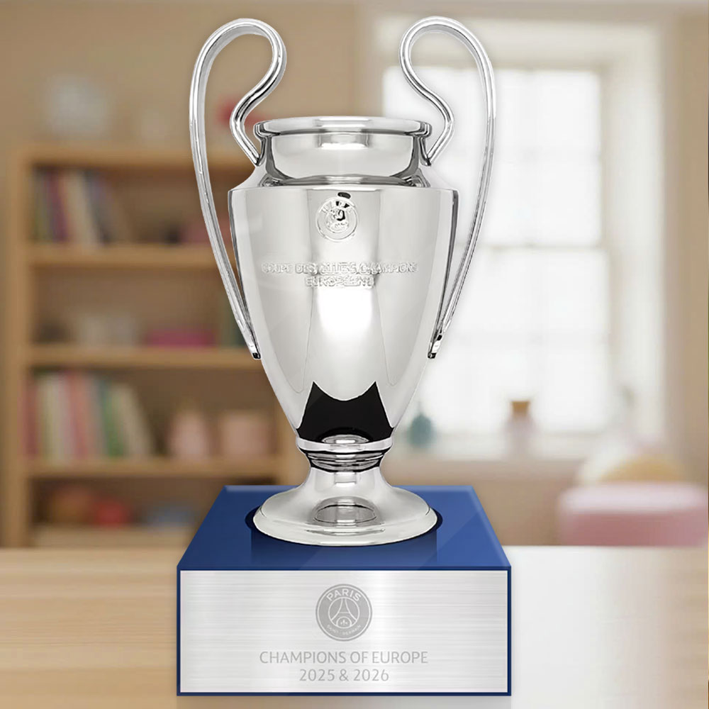 Paris Saint-Germain Champions of Europe 25/26 Custom Shape Acrylic Plaque – TMTHU6565