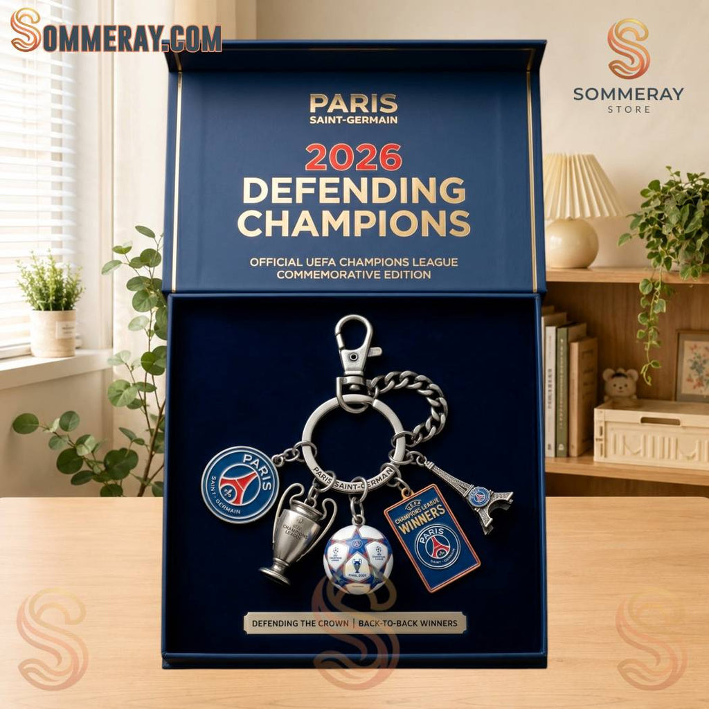 Paris Saint-germain Champions League Winner 2026 Keychain