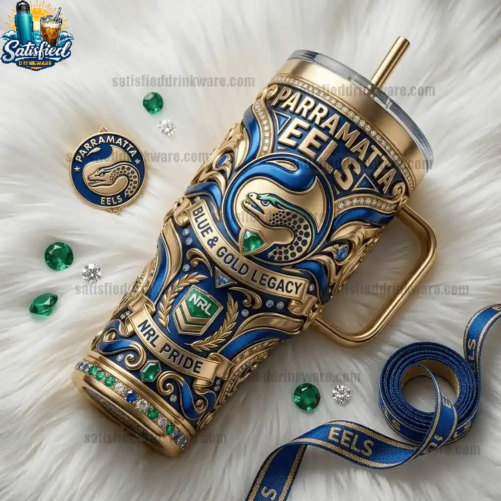 Parramatta Eels 40oz Commomerative Edition With Handle Tumbler