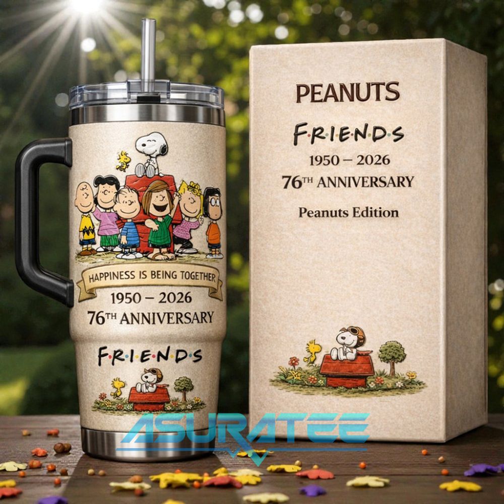Peanuts Friends 76th Anniversary Limited Edition Stanley Tumbler