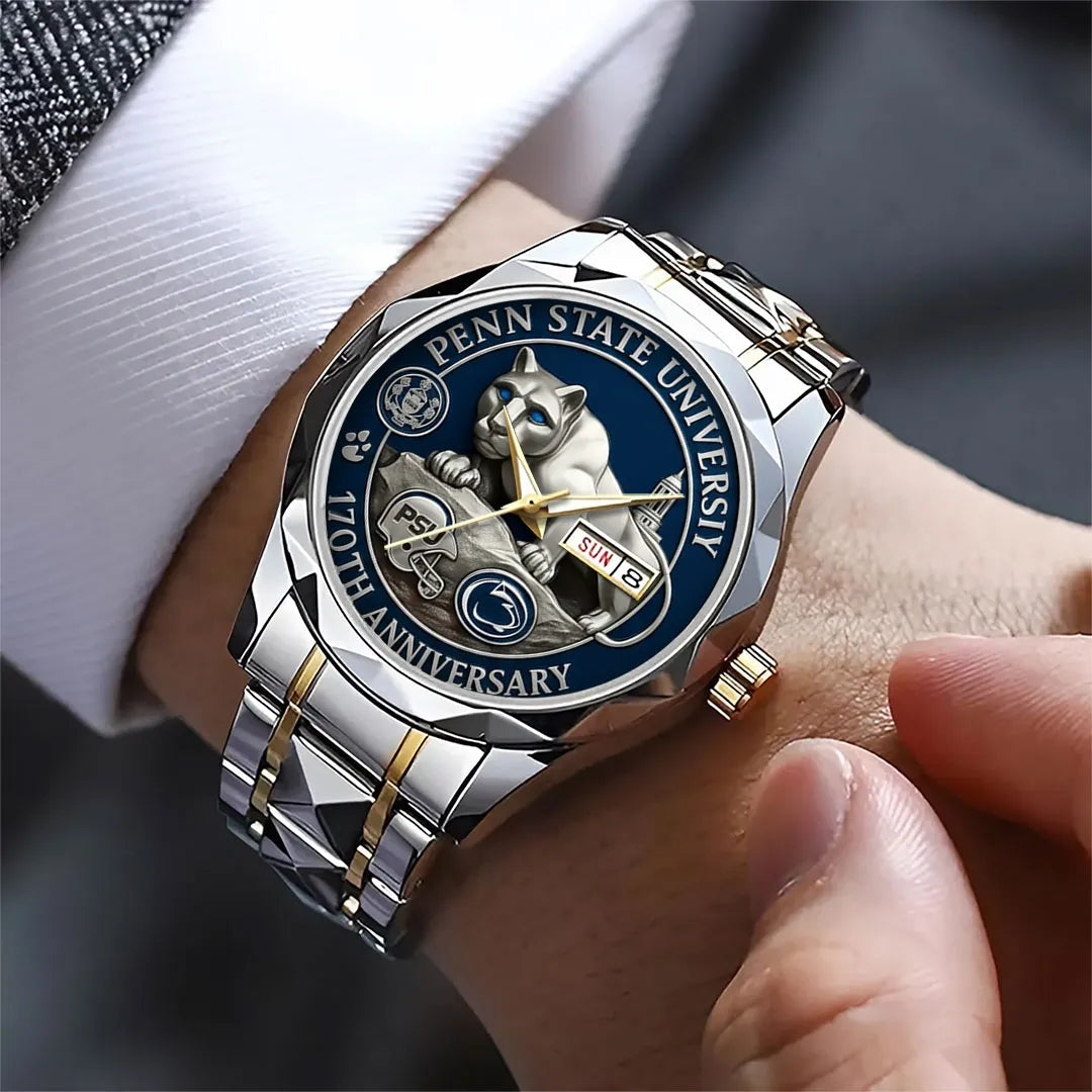 Penn State Nittany Lions Football 170th Anniversary 2025 Alloy Luxury Quartz Watch – TANTN16148