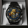 Penn State Nittany Lions Football 170th Anniversary 2025 Black Stainless Steel Watch – TANTN16147