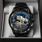 Penn State Nittany Lions Football 170th Anniversary 2025 Black Stainless Steel Watch – TANTN16149