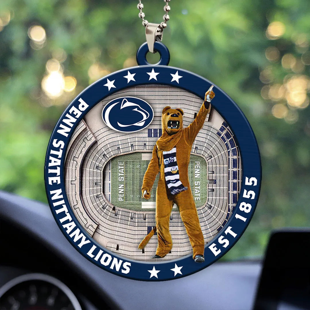 Penn State Nittany Lions Football Custom shape 2-sided Acrylic Car Ornament – HOATT13117