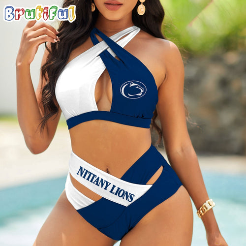 Penn State Nittany Lions Women Bikini Set Sporty Bikini Sets