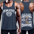 Penn State Nittany Lions Wrestling 2026 National Champions Y-Back Muscle Tank Top – HOATT17045