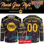Pensacola Ice Flyers 2026 Mardi Gras Night Special Hockey Jersey