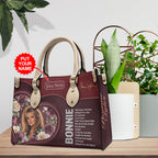 Personalized Bonnie Tyler Leather HandBag – TMTHU8119